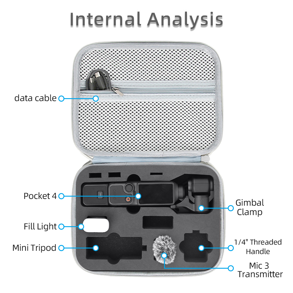 ハンドヘルドスタビライザージンバルキャリングケース DJI  - Drone Gimbal Case のレビューと価格