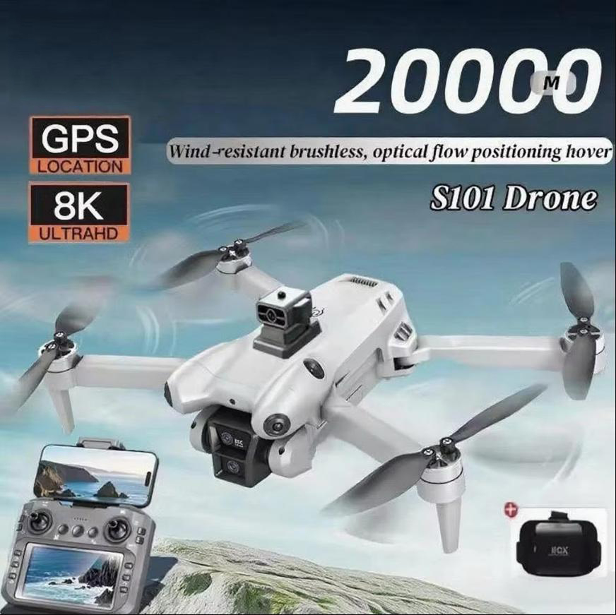 Xiaomi S101ドローン 8K HD プロ仕様 デュア - Drone Gimbal 3 Axis のレビューと価格